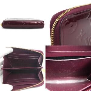 Louis Vuitton Vernis Zippy Wallet deep red shade